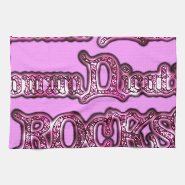 Paño De Cocina Hakuna Matata Comunicación ROCKS Arte Imprimir (Horizontal)