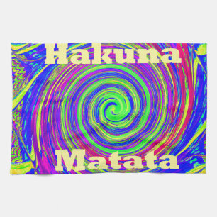 Paño De Cocina Hakuna Matata - Diseño con colores vibrantes