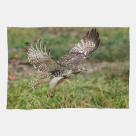 Paño De Cocina Halcón atado rojo no maduro