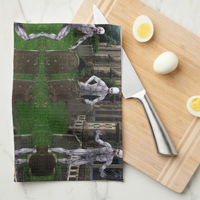 Paño De Cocina Halloween (Doblado Cuarto)
