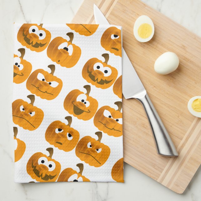 Paño De Cocina Halloween (Doblado Cuarto)