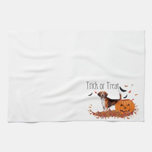 Paño De Cocina Halloween Beagle (Horizontal)