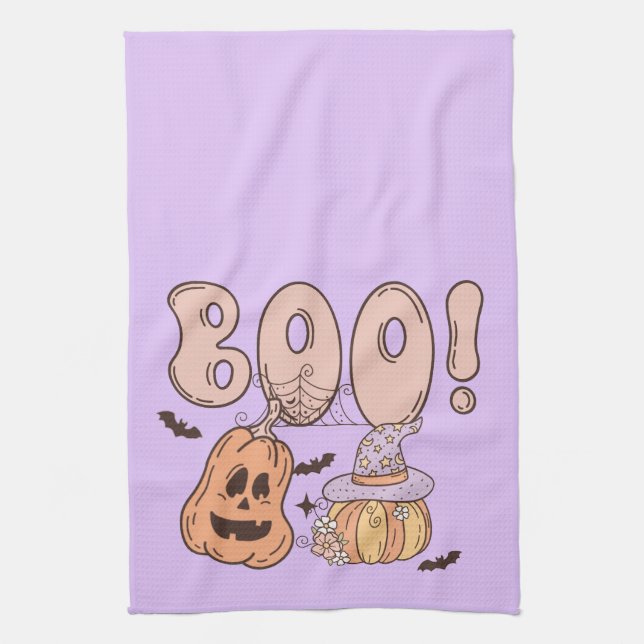 Paño De Cocina Halloween Boo (Vertical)