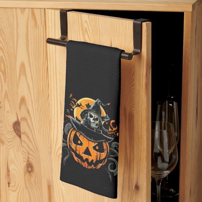 Paño De Cocina Halloween/calabaza/otoño/otoño (Pliegue de tercios)
