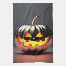 Halloween de calabaza brillante