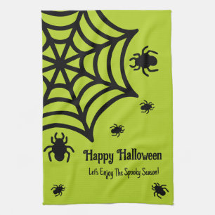 Paño De Cocina Halloween de Spiderweb personalizado