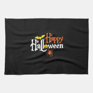 Paño De Cocina Halloween Feliz cumpleaños de Halloween