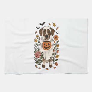 Paño De Cocina Halloween German Shorthal