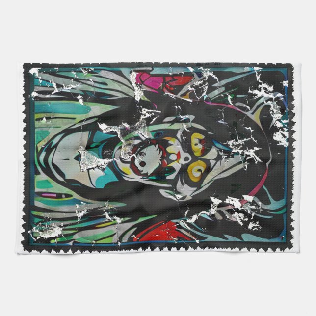 Paño De Cocina Halloween Ghoul (Horizontal)