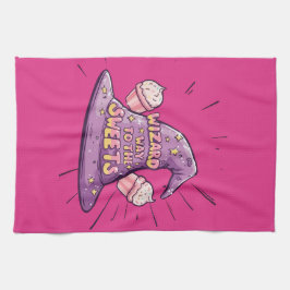 Paño De Cocina Halloween Girly - el camino a los dulces