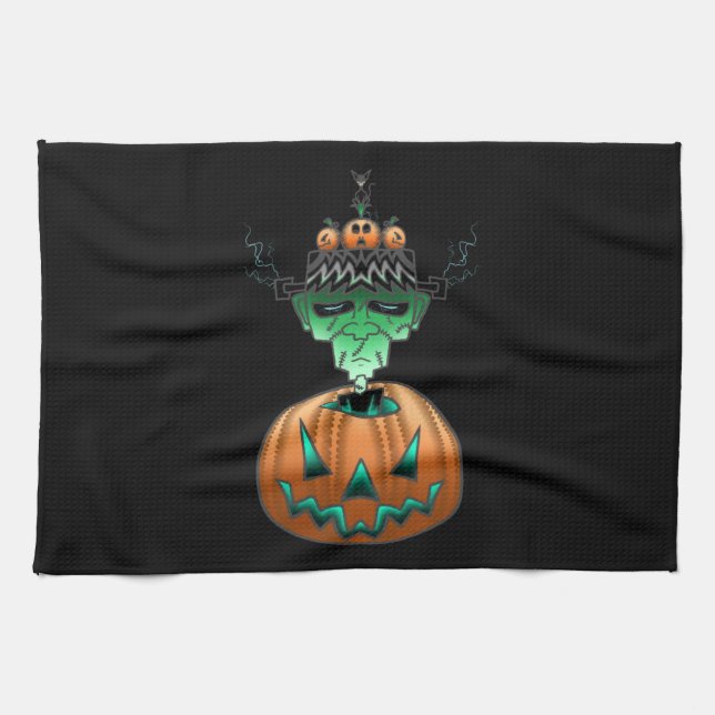 Paño De Cocina Halloween Horror Punk Zombie (Horizontal)