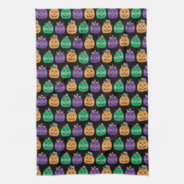Paño De Cocina Halloween Jack O Lantern Candy