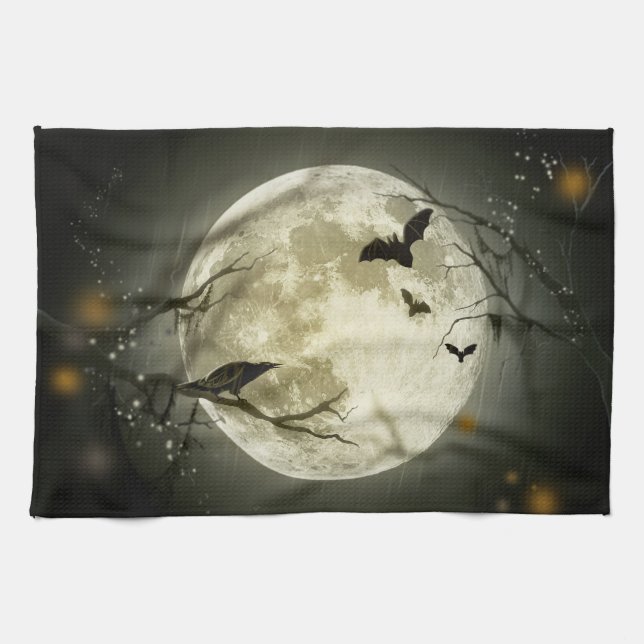 Paño De Cocina Halloween Moon (Horizontal)