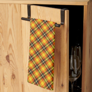 Paño De Cocina Halloween Plaid