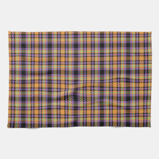Paño De Cocina Halloween Plaid Tartan