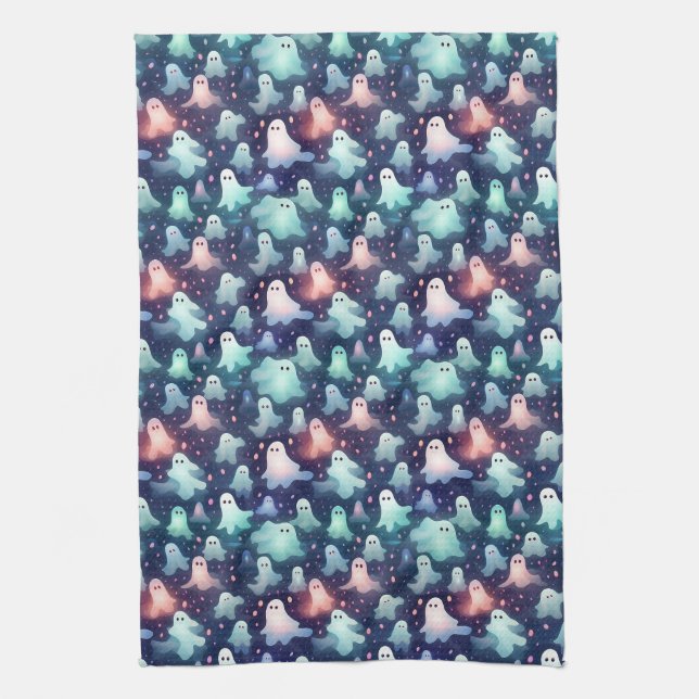Paño De Cocina Halloween Scary Ghost y Goblins (Vertical)