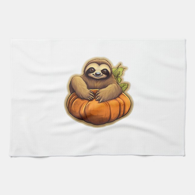Paño De Cocina Halloween temático espumoso camiseta sobredimensio (Horizontal)