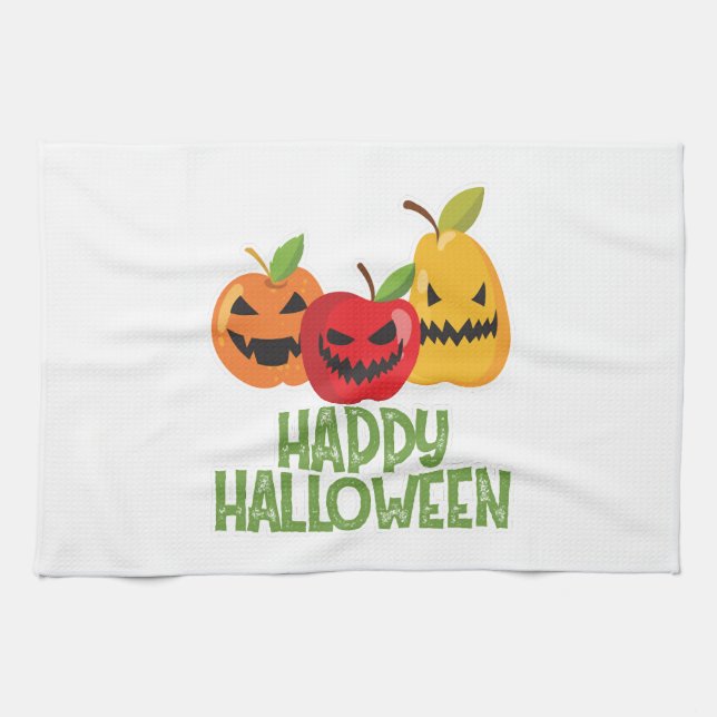 Paño De Cocina Halloween Vibes                 (Horizontal)