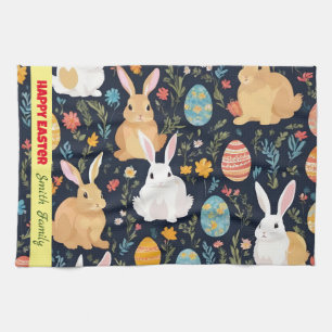 Paño De Cocina Happy Easter Boho Bunny Collection