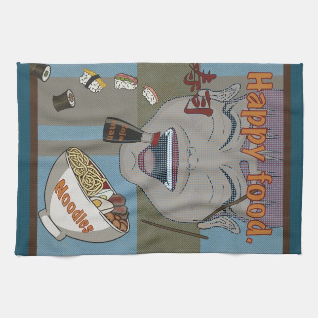 Paño De Cocina Happy food (Horizontal)