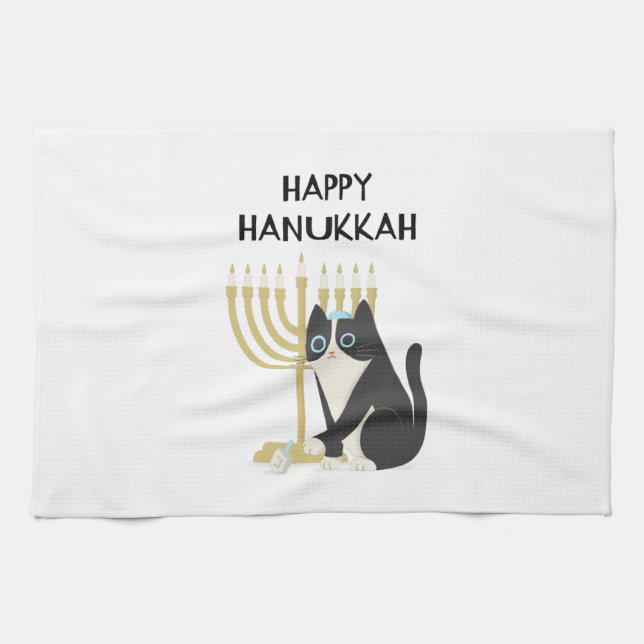 PAÑO DE COCINA HAPPY HANUKKAH (Horizontal)