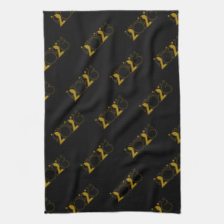 Paño De Cocina Happy New Year 2026 gold