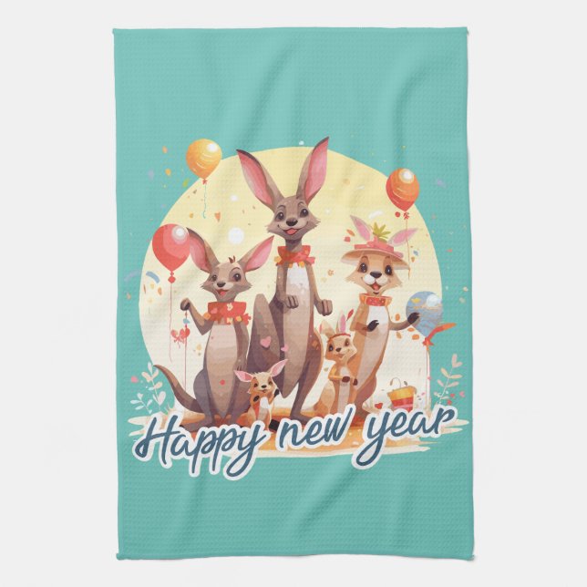 Paño De Cocina Happy new year at last (Vertical)