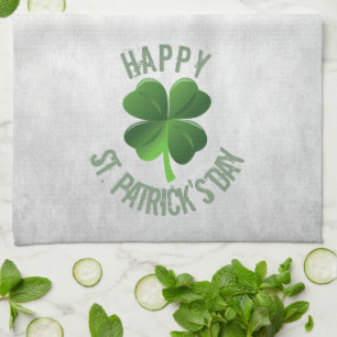 Paño De Cocina Happy St. Patrick's Day Kitchen Towel