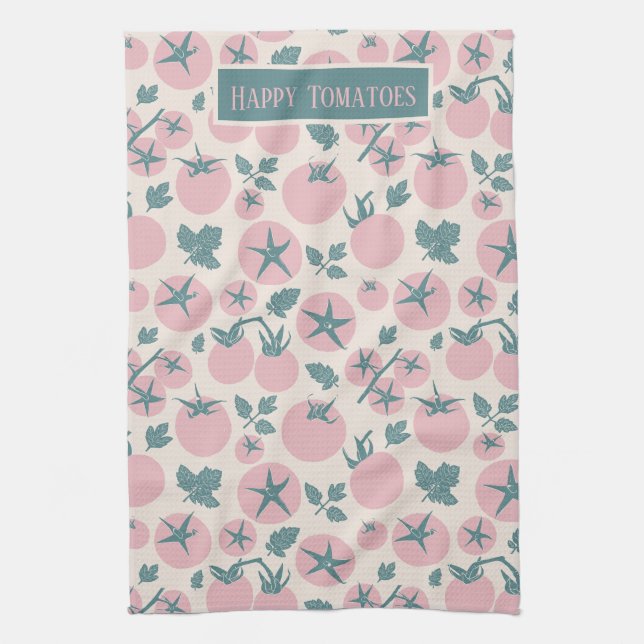 Paño De Cocina Happy Tomatoes (Vertical)