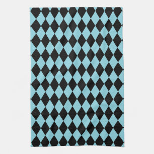 Paño De Cocina Harlequin Sky y Black
