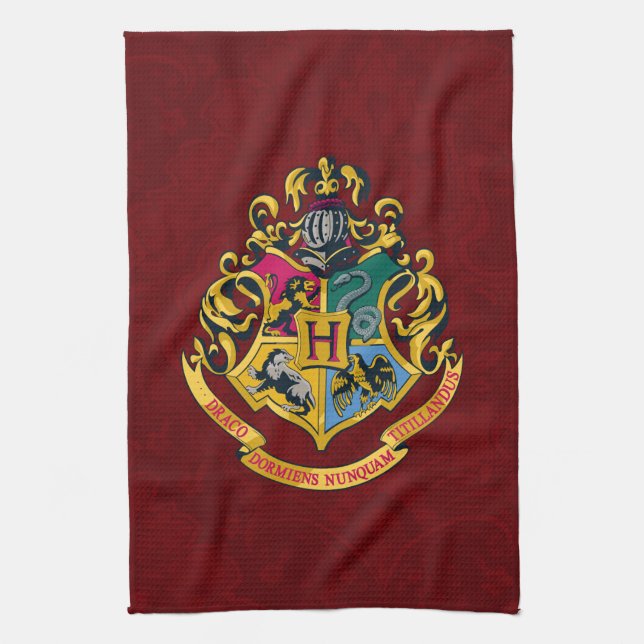 Paño De Cocina Harry Potter | Hogwarts Crest - Completo (Vertical)