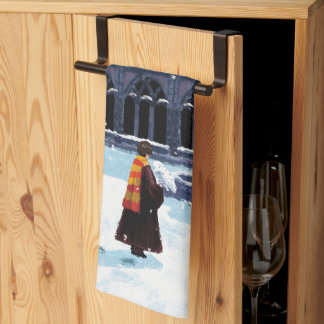 Paño De Cocina HARRY POTTER™ y Hedwig en el patio HOGWARTS™