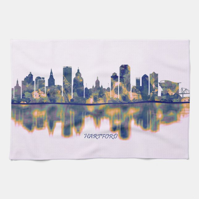 Paño De Cocina Hartford Skyline (Horizontal)