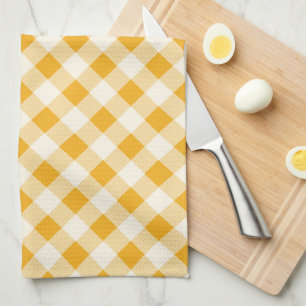 Paño De Cocina Harvest Gold Gingham