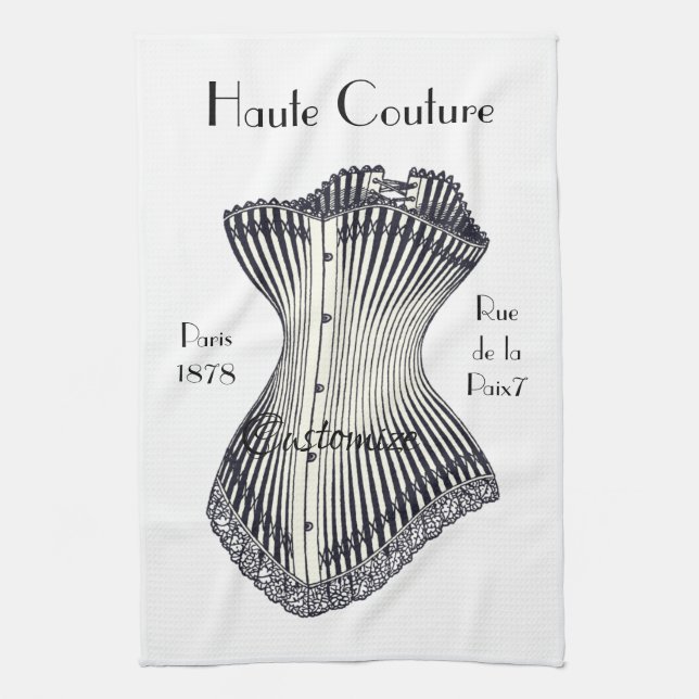 Paño De Cocina Haute Couture Corset Thunder_Cove (Vertical)