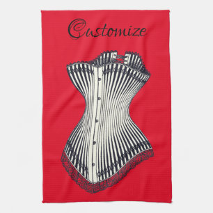 Paño De Cocina Haute Couture Corset Thunder_       CoveKitchen to