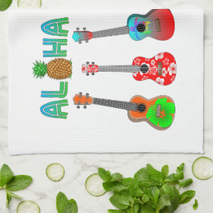 Paño De Cocina Hawaiana hawaiana Hawaii del Ukulele
