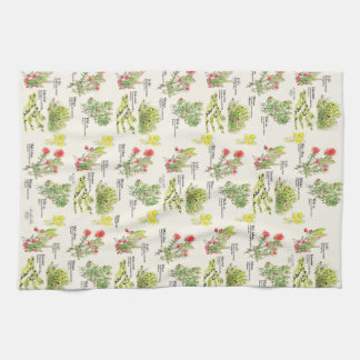 Paño De Cocina Hawai'i Island Volcano Native Plants Kitchen Towel