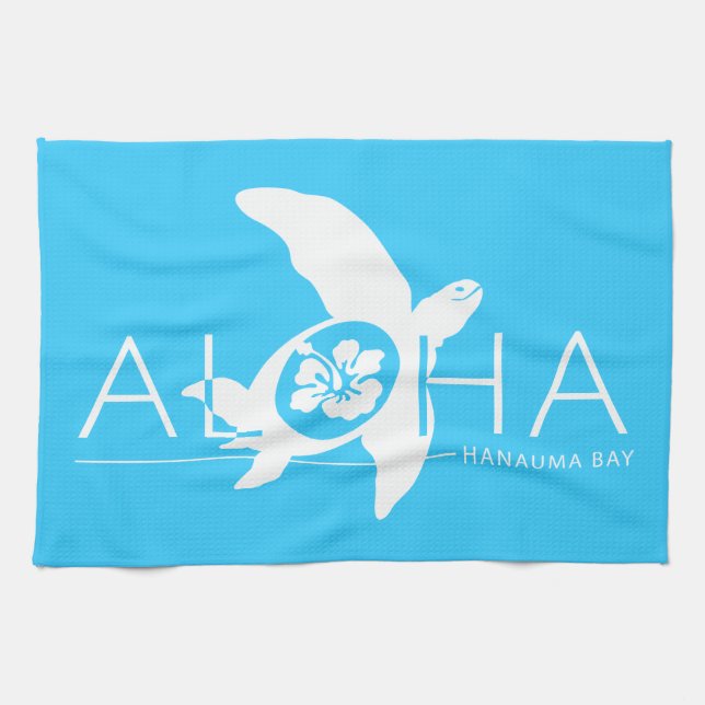 Paño De Cocina Hawaii - Tortuga Aloha (Horizontal)