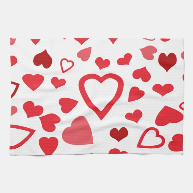 Paño De Cocina Hearts A'Plenty (Horizontal)