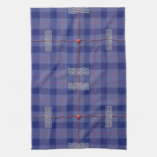 Paño De Cocina Heather Blue Plaid