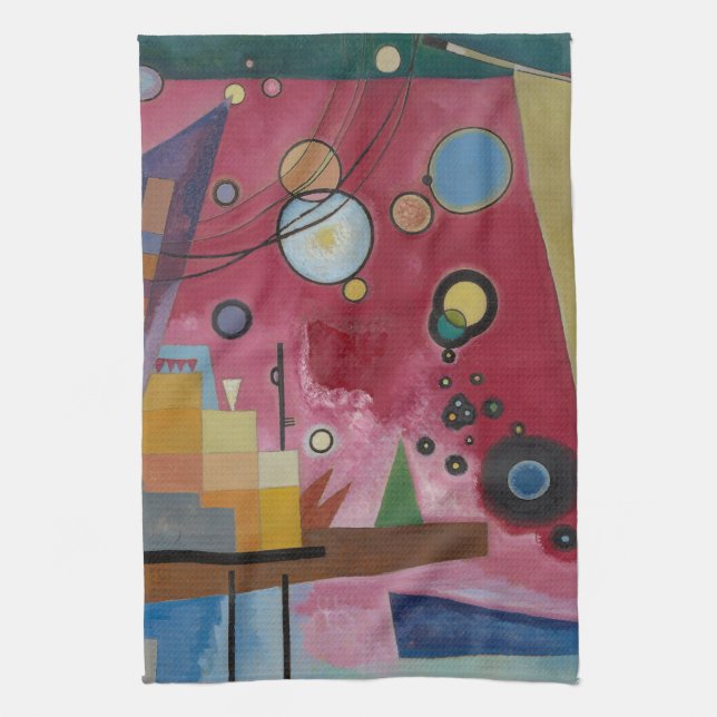 Paño De Cocina Heavy Red de Wassily Kandinsky (Vertical)