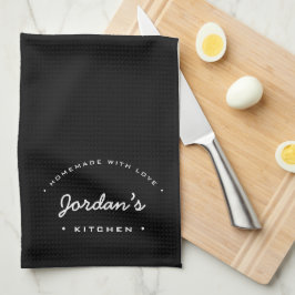 Paño De Cocina Hecha en casa con amor Mi cocina personalizada