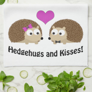 Paño De Cocina Hedgehugs and Kisses Hedgehog Love