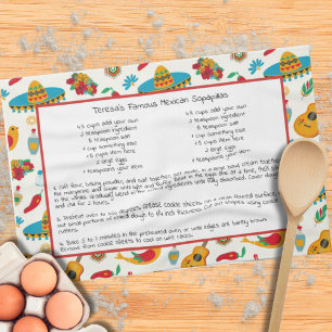 Paño De Cocina Heirloom Keepsake, receta mexicana para familias