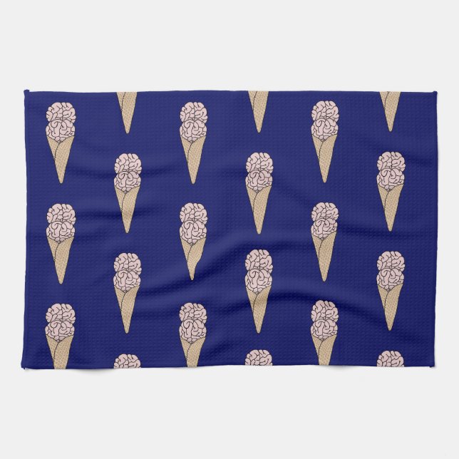 Paño De Cocina Helado de Congelamiento Cerebral (Horizontal)