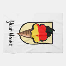 Paño De Cocina Helado de verano de bandera alemana Deutschland