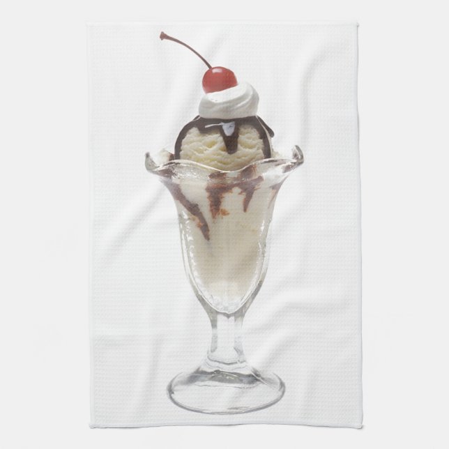 Paño De Cocina Helado del helado (Vertical)