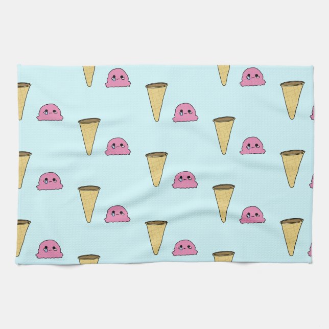 Paño De Cocina Helado Derramado (Horizontal)