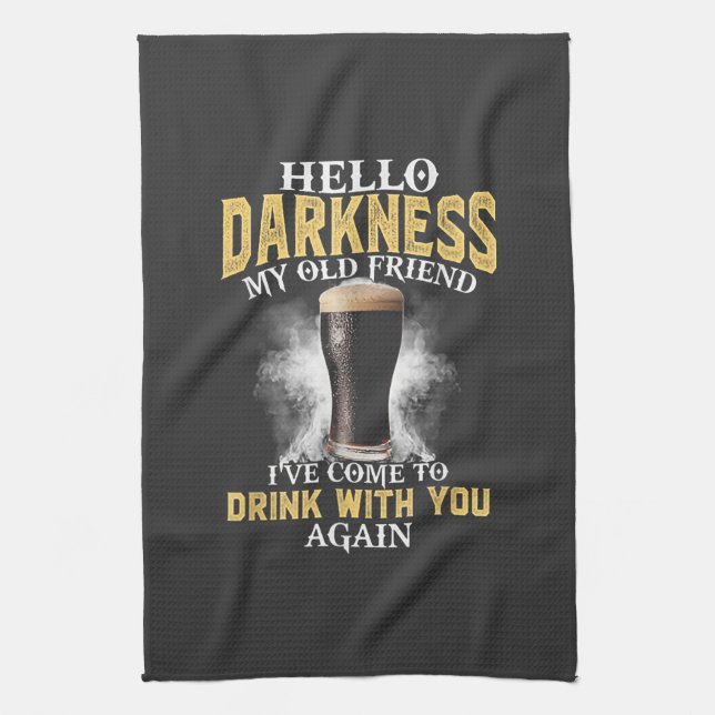 Paño De Cocina Hello Darkness My Old Friend (Vertical)
